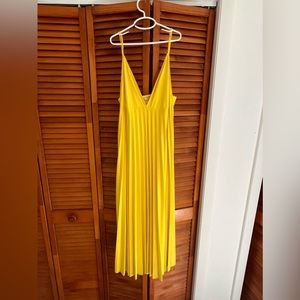 Zara midi dress yellow
